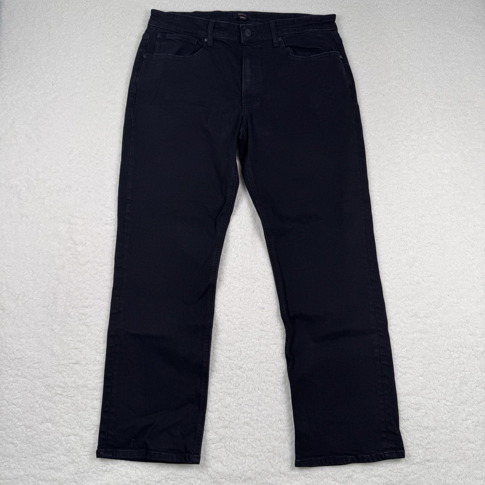 Quince Jeans Black Mens 35X30 Fits 35x29 Warren Stretch Relaxed‎ Straight
